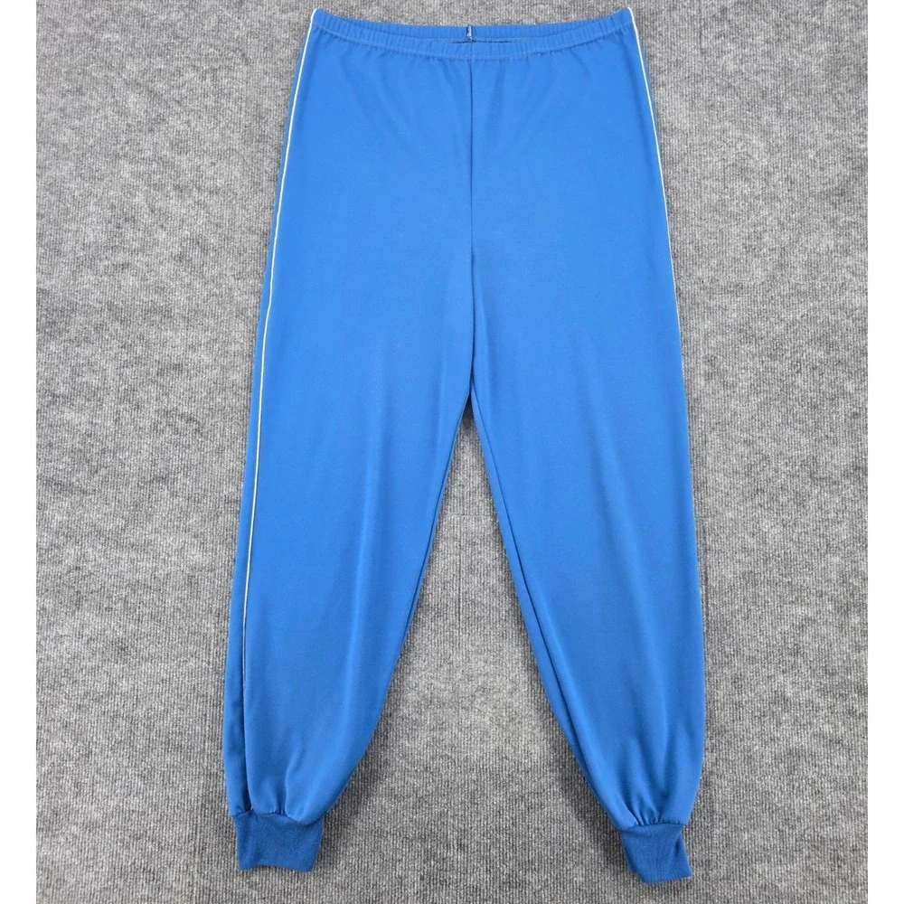 Vintage Julie Girl Blue Tracksuit Set 2 Piece Graphic Top Joggers Made in USA M